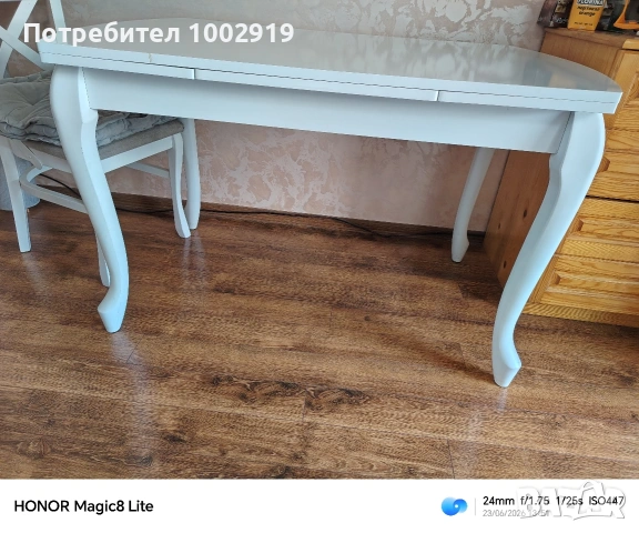 Стабилна разтегателна трапезна маса , снимка 2 - Маси - 55021434