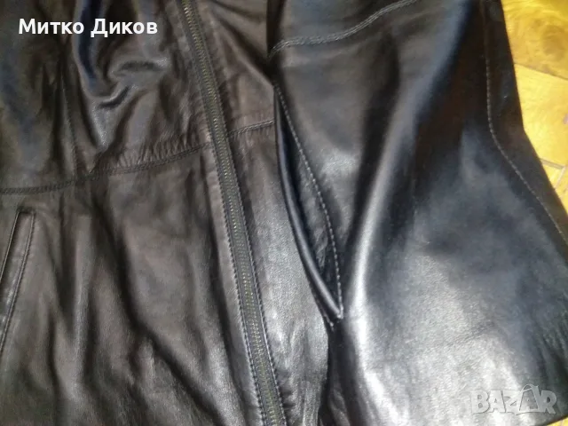 Bistrol Leather женско яке рокерско марково като ново естествена кожа размер реален Л, снимка 5 - Якета - 55569094