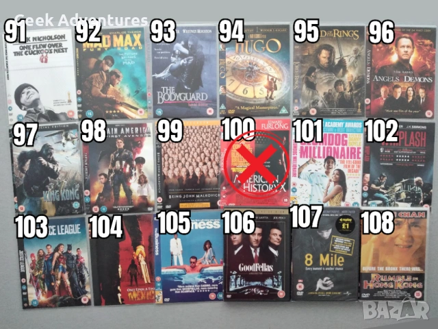 Екшън, Драма, Трилър, Ужаси Филми DVD's - Оригинални Филмови Дискове на Английски Език, снимка 7 - Екшън - 47015417