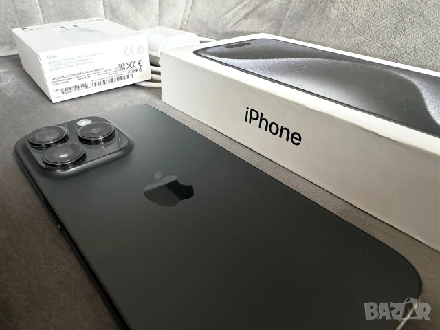 iPhone 15 Pro 128gb Black Titanium, снимка 2 - Други - 55132669