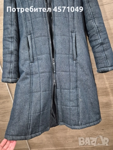 Дълго дънково яке Zara , снимка 6 - Якета - 55275956