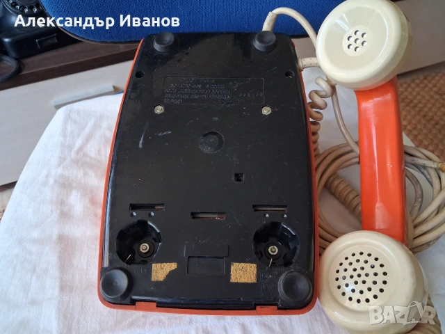 Френски,ретро телефон CTD Paris 1977г., снимка 5 - Антикварни и старинни предмети - 54978497