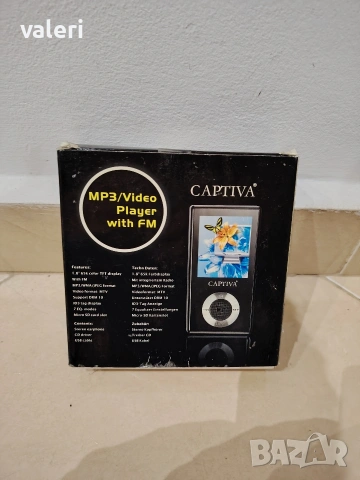 Mp3 player, Captiva, video player, техника, музика, mp3 video player, снимка 2 - Аудиосистеми - 54486242