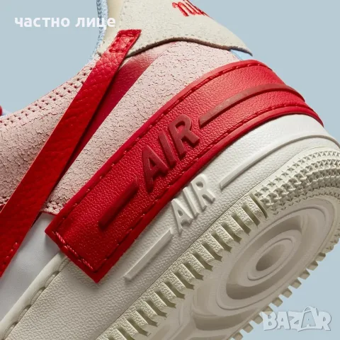 Най-ЯКИТЕ Nike Сникърси AF1 Shadow CI0919 108, снимка 6 - Маратонки - 55678507