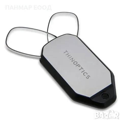 Компактни диоптрични очила ThinOptics със сребрист ключодържател, диоптри от +1.0 до +2.5, снимка 5 - Слънчеви и диоптрични очила - 55670728