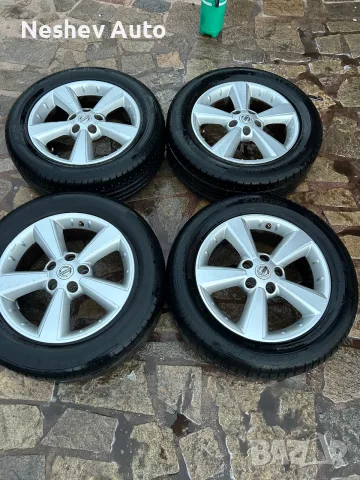 4бр. алуминиеви джанти с гуми от Nissan Qashqai 17 цола.