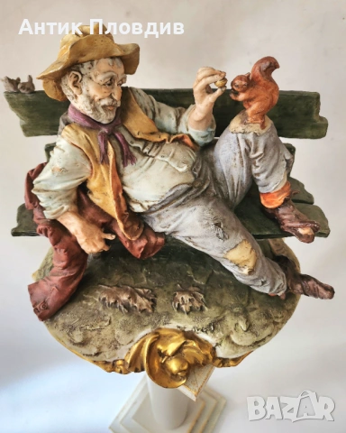 Порцеланова фигура Capodimonte, снимка 12 - Антикварни и старинни предмети - 54540994