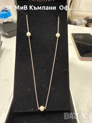 Сребърно колие Pandora, снимка 9 - Колиета, медальони, синджири - 55275138
