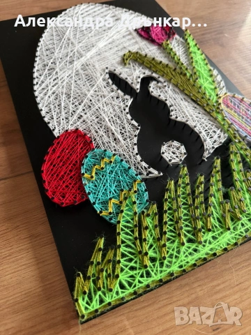 Стринг арт картина Великден , снимка 4 - Картини - 54005250