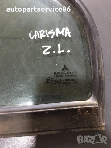 Странично малко стъкло задна лява врата за Mitsubishi Carisma (2001) 43R001057, снимка 2 - Части - 54799193