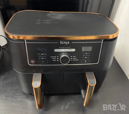 Еърфраер Ninja AF400EUCP, 2470 W, 9.5 л, 6 програми, снимка 2 - Фритюрници - 55162923