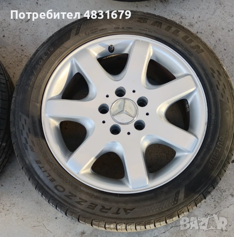 Джанти за Мерцедес 16 цола, снимка 3 - Гуми и джанти - 54597123