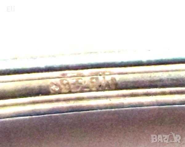 Рядки сребърни лъжици , снимка 4 - Антикварни и старинни предмети - 54245454