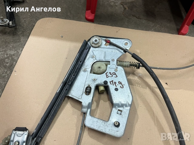 Предна дясна ел.машинка на стъклото за BMW E39, снимка 2 - Части - 48940359