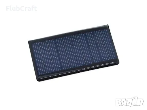 Поликристален Соларен Панел 5.5V 50mA 0.275W 68x37MM