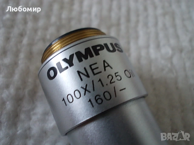 Обектив NEA 100x/1.25 Oil 160/- Olympus Japan, снимка 3 - Медицинска апаратура - 54206470