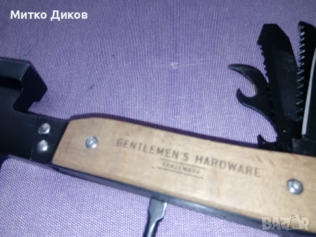 Gentlements Hardwere мултитул като нов, снимка 2 - Ножове - 55573617