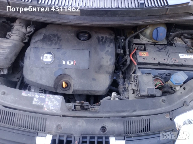 Сеат Алхамбра 1.9TDI 4×4, снимка 8 - Автомобили и джипове - 54843839