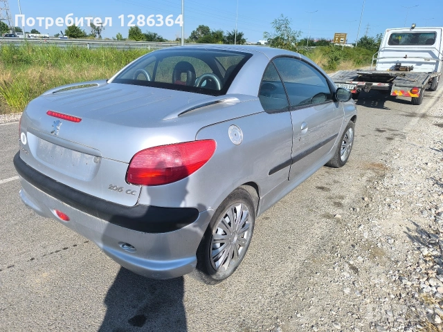 Peugeot 206cc 1.6 109к.с., снимка 3 - Автомобили и джипове - 55127345
