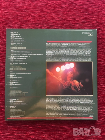 двойна винилова плоча "The Singles Album" от Jimi Hendrix, издадена през 1983 г. от Polydor., снимка 3 - Грамофонни плочи - 55257263