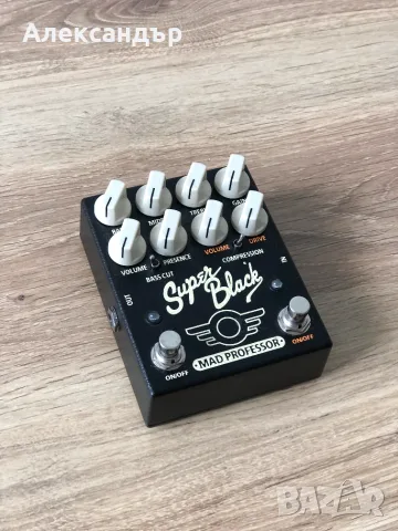 Mad Professor Super Black Fender Blackface Preamp + Sweet Honey Overdrive Pedal, снимка 2 - Китари - 55442279