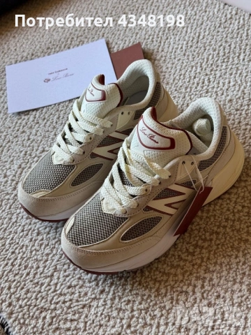 Маратонки Loro Piana x New Balance, снимка 4 - Маратонки - 54376137