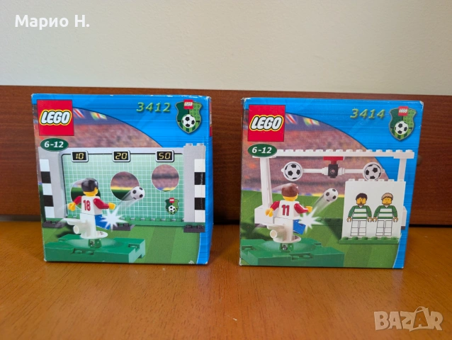 Lego Football 3412 и 3414: Point Shooting и Precision Shooting, отлично състояние, пълен комплект, снимка 8 - Конструктори - 55094947