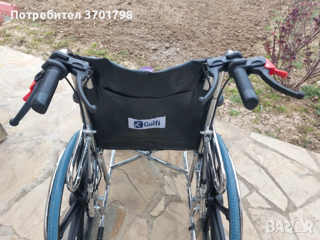 Нова!Инвалидна количка, сгъваема, рингова. Чисто нова!, снимка 7 - Инвалидни колички - 53964812