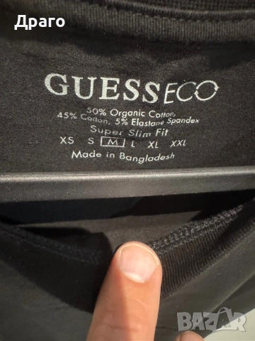 Мъжка тениска Guess, снимка 2 - Тениски - 54697729