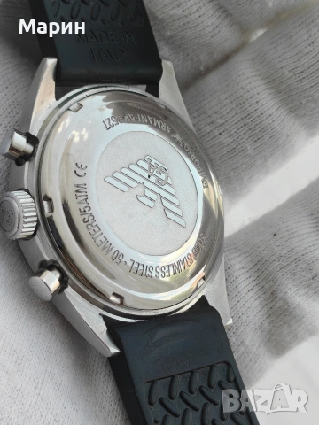 Emporio Armani Хронограф, снимка 4 - Мъжки - 54917097