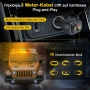 Въртяща се LED проблясваща лампа 12–24V 90 диода аварийно осветление, маяк, снимка 7