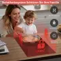 Стъклокерамичен плот 30см, 2 зони, 3400W, Сензорно управление, magicplux, снимка 6