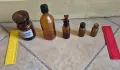 бутилки стъклени стари и медицински буркани различни видове, снимка 6
