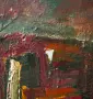Картина, "Земя", худ. Слави Кожухаров (1935-1997), снимка 4
