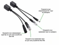 Пасивен PoE инжектор и сплитер комплект RJ45 към DC 5.5×2.1 мм, снимка 2