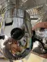 Мощен вентилатор с елегантен ретро хромиран вид, снимка 8