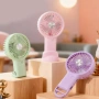 6631 Мини вентилатор със стойка за телефон, USB, 19 см, снимка 6