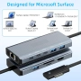 Чисто нов Мултифункционален хъб 10-в-1 Rocketek за Microsoft Surface , снимка 8