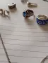 Сребърни бижута с печат , снимка 5
