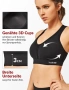Спортен сутиен подплатен , преплетен гръб – Черен XL (90E/90F/90G), снимка 4
