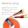 Hi-Fi кабел за тонколони с накрайници тип банани и вилици 13AWG , снимка 5