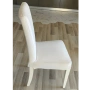 Трапезни столове IKEA Henriksdal – бели / бежови 6 броя, снимка 3