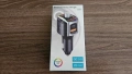 BC67 Car handsfree transmitter с бързо зарядно и волтметър, снимка 3
