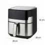Смарт Еърфрайър , 2200W, XXL 6.5л, Wi-Fi Tuya App, 10 Програми, Неръждаема стомана, снимка 2