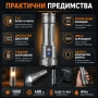 Мощен акумулаторен фенер прожектор YEMAO White Laser 1000 лумена 400 м USB-C Power Bank и къмпинг ла, снимка 5