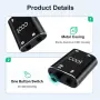 COOIDEA 3.5 мм стерео аудио превключвател, снимка 3