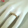 Пръстен с 14К златно покритие 224902, снимка 4