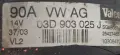 Алтернатор Генератор Фолксваген Ауди Сеат Шкода 1.2 12в Audi VW Skoda Seat 1.2 12v OEM 03D903025J, снимка 2