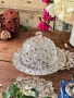 Кристална поставка с капак, снимка 1