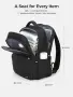 Нова Черна работна раница 17.3 инча с термо отделение за обяд и 13 джоба, снимка 4